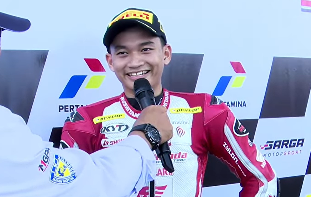 Arbi Menang Tipis 0,813 Detik di Superpole 600cc Mandalika