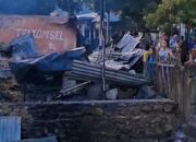 15 Rumah Terbakar Hebat di Bima Saat Warga Terlelap, Diduga Akibat Korsleting Listrik