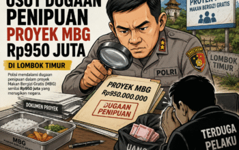 Polisi Usut Dugaan Penipuan Proyek MBG Rp950 Juta di Lombok Timur