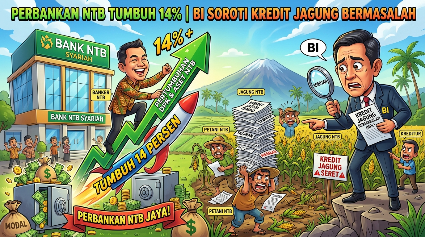 Perbankan NTB Tumbuh 14 Persen, BI Soroti Kredit Jagung