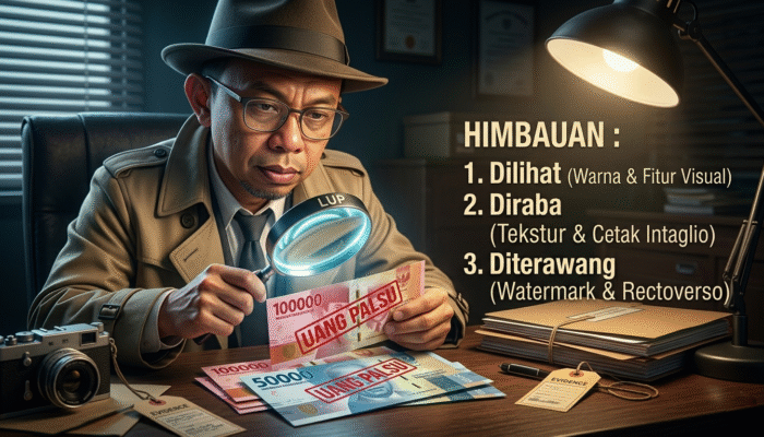 BI NTB Temukan 183 Lembar Uang Palsu, Pecahan Rp100 Ribu Mendominasi