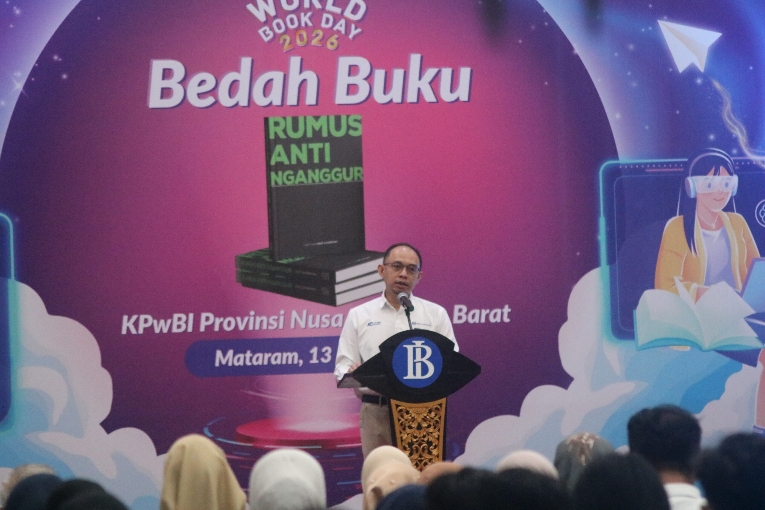 BI NTB Bedah Buku “Rumus Anti Nganggur”, Siapkan Generasi Muda Hadapi Dunia Kerja