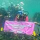 Ketua Bhayangkari NTB Tanam Terumbu Karang di Gili Sudak