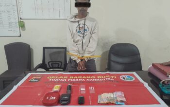 Residivis Shabu Sakra Dibekuk, Polisi Sita 3,35 Gram dan Timbangan Digital