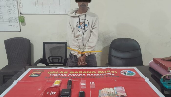 Residivis Shabu Sakra Dibekuk, Polisi Sita 3,35 Gram dan Timbangan Digital