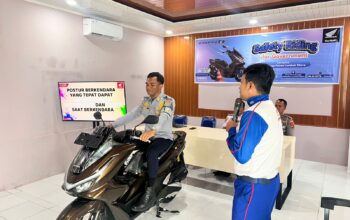 Sinergi Dishub, Polisi, dan Astra Motor NTB, Edukasi Safety Riding Tekan Risiko Kecelakaan di Lombok Utara