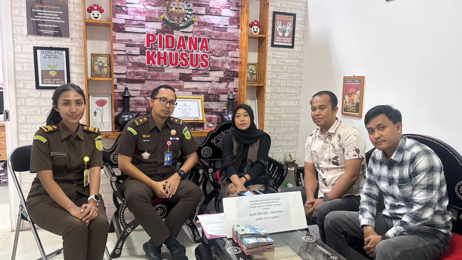 Terdakwa Korupsi Pokir DPRD Lobar Titip Rp90 Juta ke Kejari Mataram