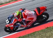 Ramadhipa Impresif, Melesat Raih Podium Perdana di Moto3 Junior Barcelona