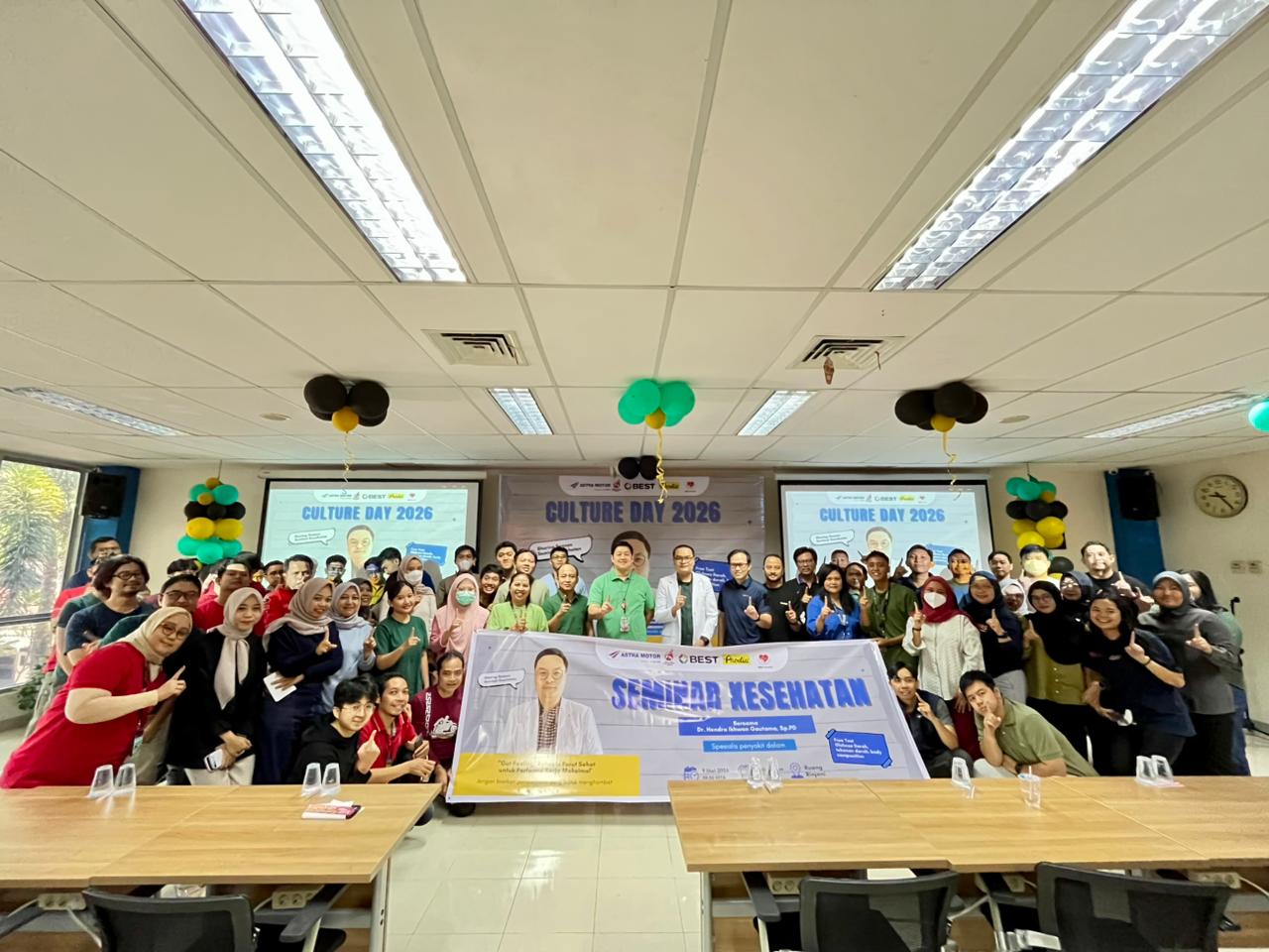 Astra Motor NTB Gandeng Prodia Gelar Seminar dan Pemeriksaan Kesehatan Gratis untuk Karyawan