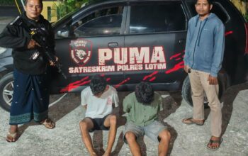 Begal HP di Lombok Timur Dibekuk Kurang dari 24 Jam, Dua Pelaku Ditangkap