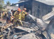 Warung di Telagawaru Ludes Terbakar, Diduga Kompor Gas Lupa Dimatikan