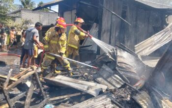Warung di Telagawaru Ludes Terbakar, Diduga Kompor Gas Lupa Dimatikan