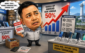 Rupiah Melemah, Harga HP Android di NTB Melesat hingga 50 Persen