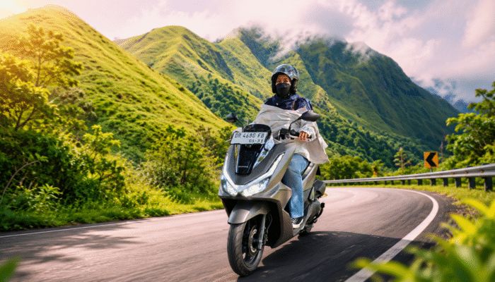 Tembus Pusuk Sembalun, Honda PCX 160 CBS Buktikan Ketangguhan hingga Kebun Stroberi Rinjani