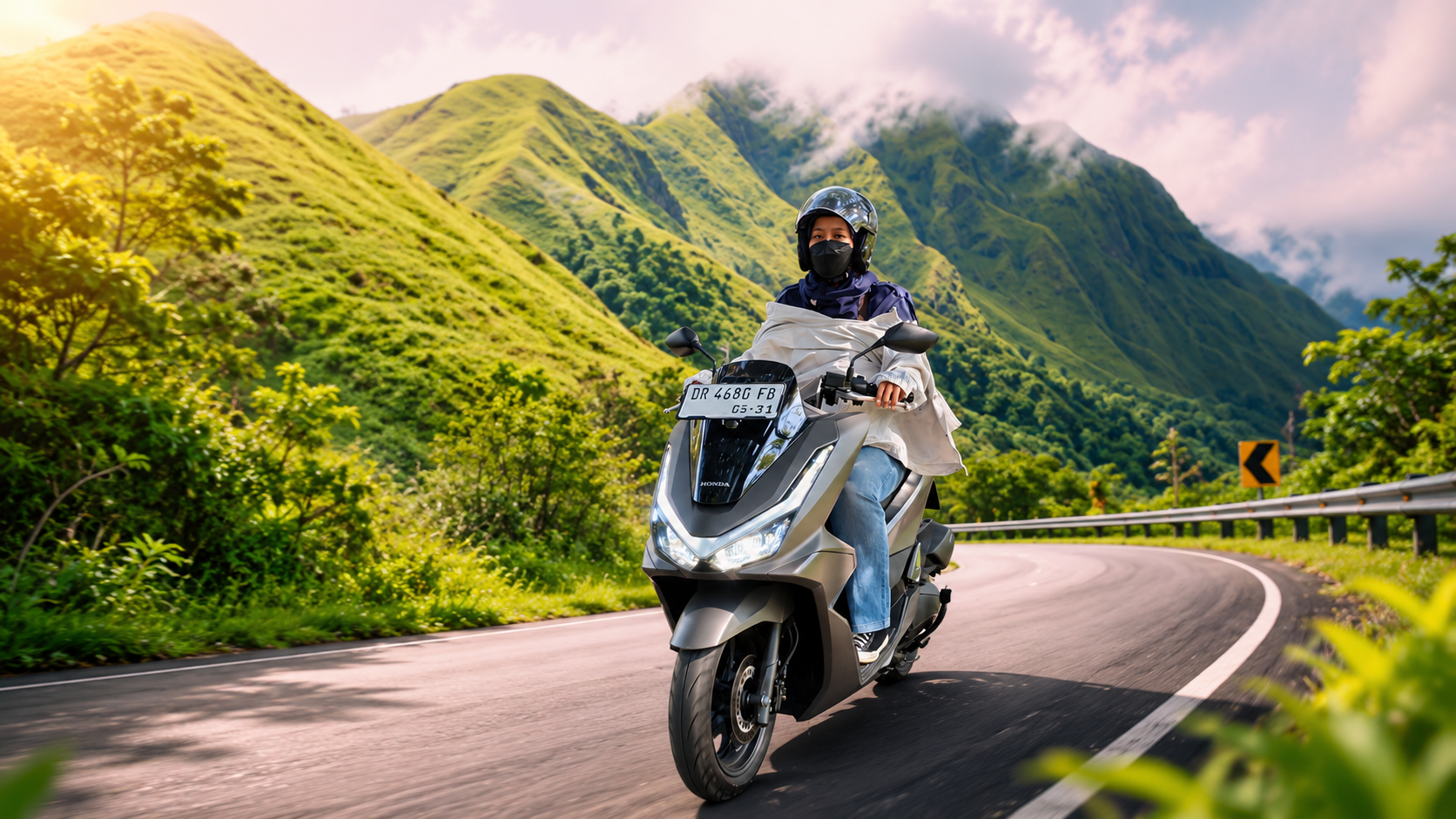 Tembus Pusuk Sembalun, Honda PCX 160 CBS Buktikan Ketangguhan hingga Kebun Stroberi Rinjani