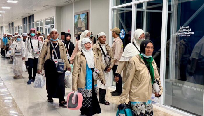 Kloter Pertama Jemaah Haji NTB Tiba di Lombok, BIZAM Pastikan Pelayanan Debarkasi Lancar