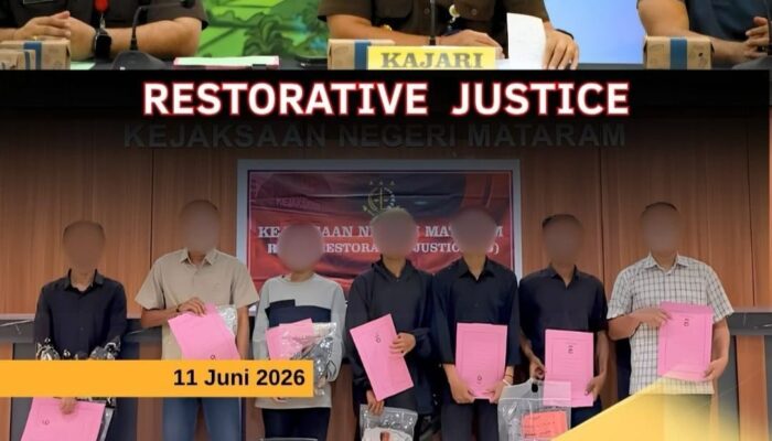 Kejari Mataram Hentikan 6 Perkara Aksi Demo DPRD NTB Lewat Restorative Justice, 7 Tersangka Dibina di BLK