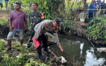 Bayi Ditemukan Tewas Mengambang di Irigasi Keruak, Polisi Selidiki Pelaku Pembuangan