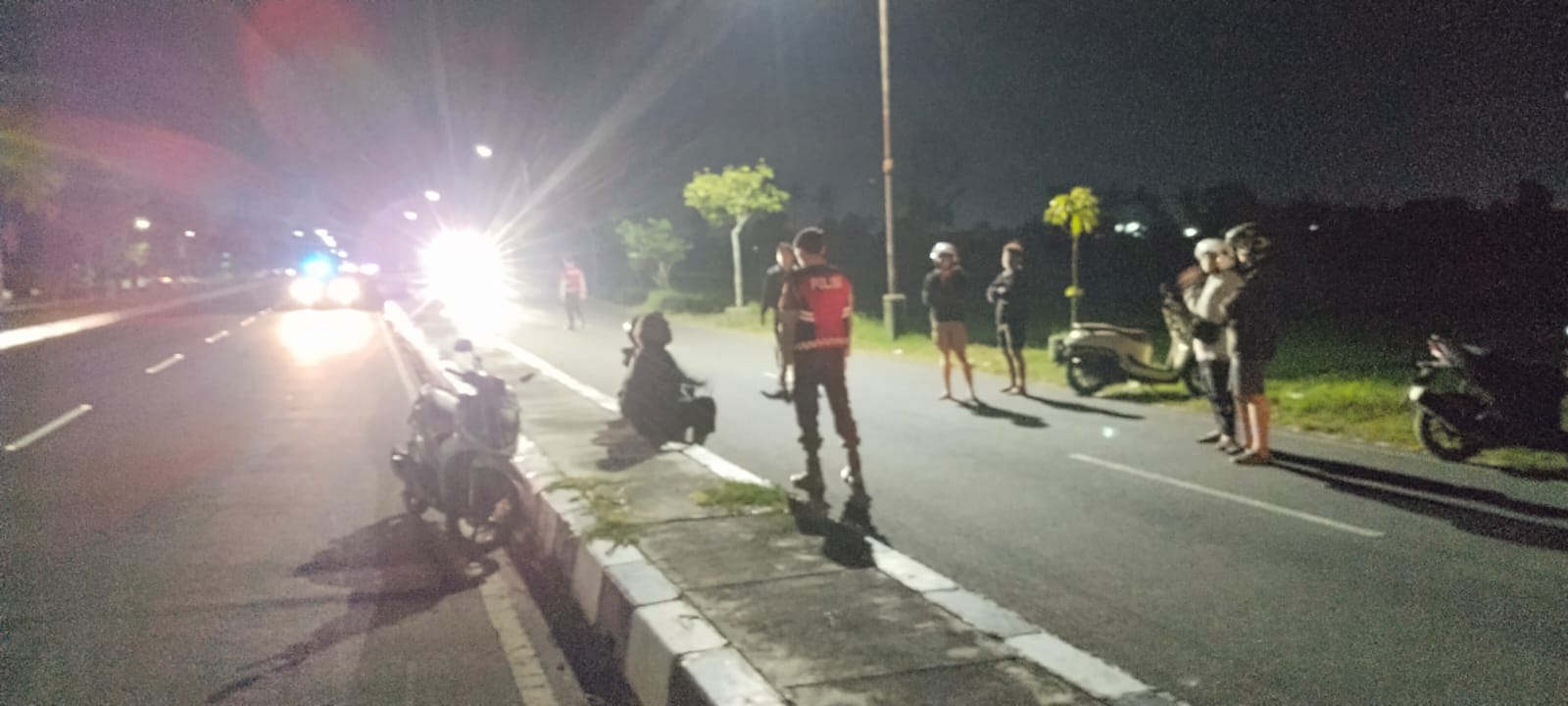 Balap Liar di Jalur BIL II Dibubarkan Polisi, Puluhan Remaja Kocar-kacir