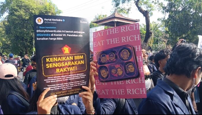 Mahasiswa Bali Kepung DPRD, Desak Revisi UU Polri dan Sampaikan 16 Tuntutan