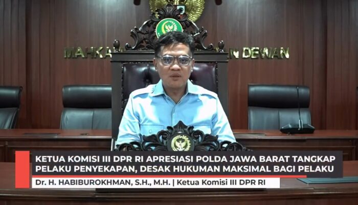 Ketua Komisi III DPR Minta Pelaku Penyekapan Perempuan di Bandung Dihukum Berat