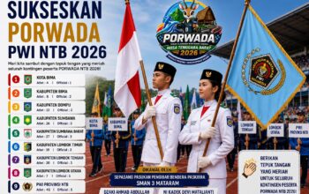 Porwada NTB 2026 Siap Digelar, 300 Wartawan Atlet Mulai Berdatangan ke Mataram