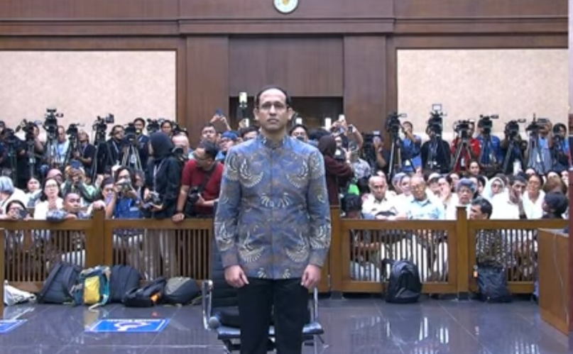 Nadiem Makarim Divonis 10 Tahun Penjara, Hakim Jatuhkan Uang Pengganti Rp809,5 Miliar