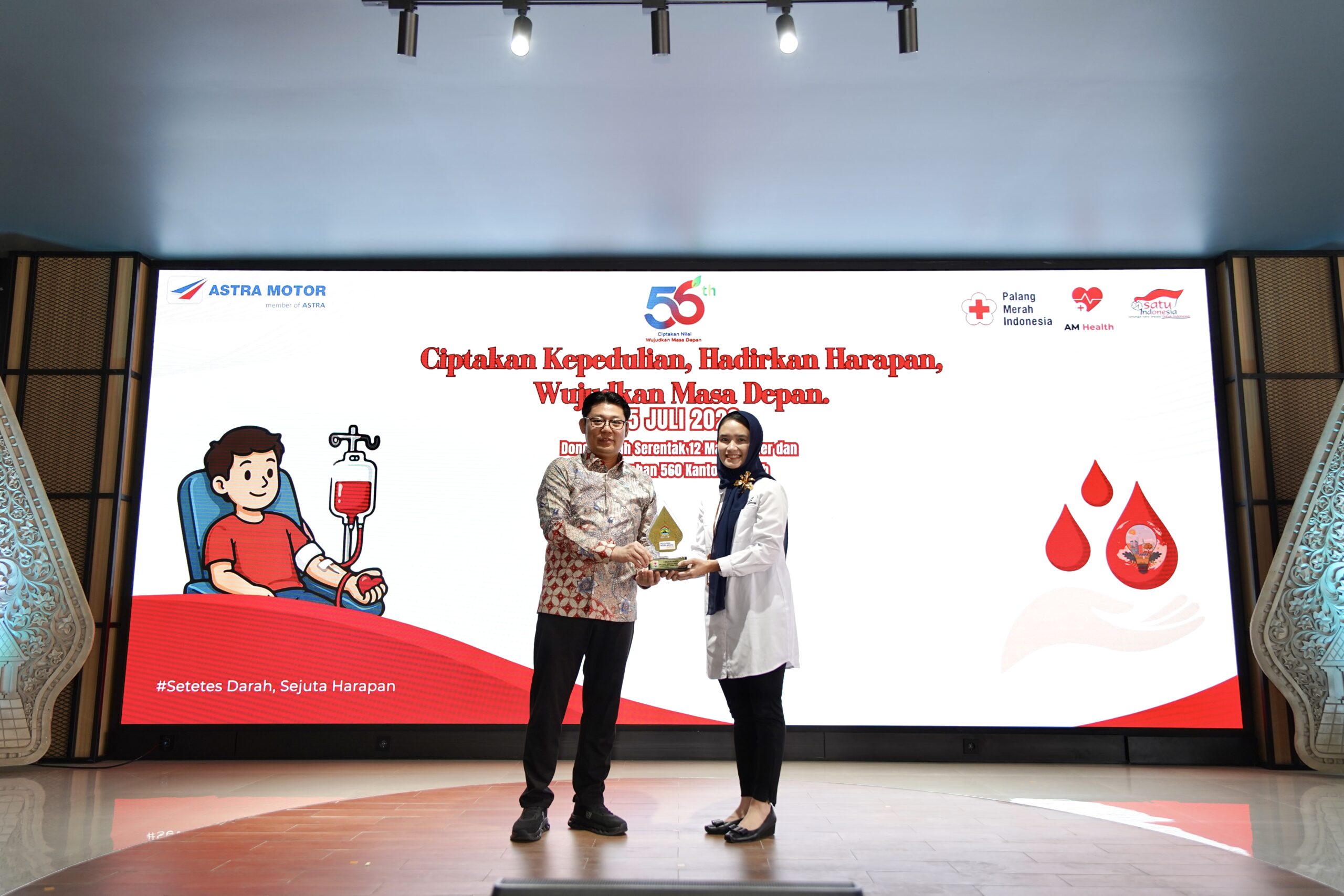 HUT ke-56 Astra Motor, 560 Kantong Darah Terkumpul dalam Donor Serentak
