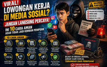 Viral Lowongan Kerja di Media Sosial? Jangan Langsung Percaya! Ini 10 Cara Aman Agar Tidak Jadi Korban Penipuan