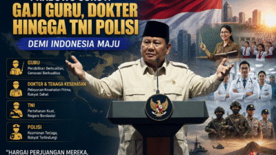 Prabowo Soroti Gaji Guru, Dokter hingga Polisi Demi Indonesia Maju