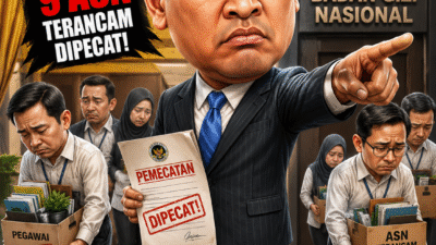 BGN Pecat 261 Pegawai, 9 ASN Terancam Dipecat