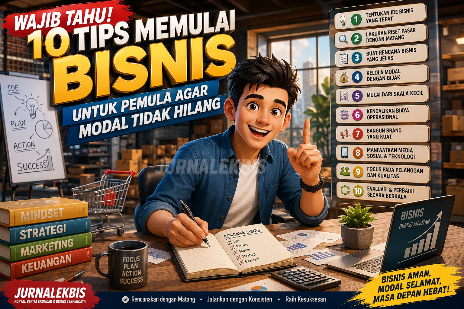 Wajib Tahu! 10 Tips Memulai Bisnis untuk Pemula Agar Modal Tidak Hilang