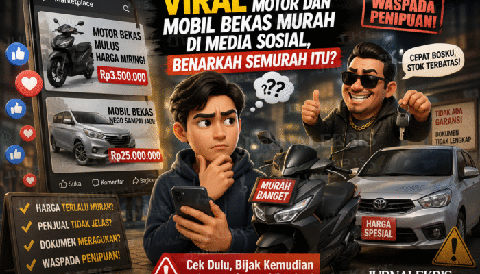 Viral Motor dan Mobil Bekas Murah di Media Sosial, Benarkah Semurah Itu?