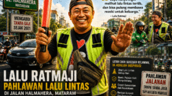 Kisah Relawan Lalu Lintas Mataram yang Bertahan dari Keikhlasan