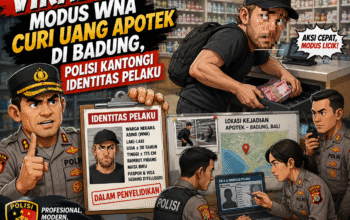 Viral! Modus WNA Curi Uang Apotek di Badung, Polisi Kantongi Identitas Pelaku