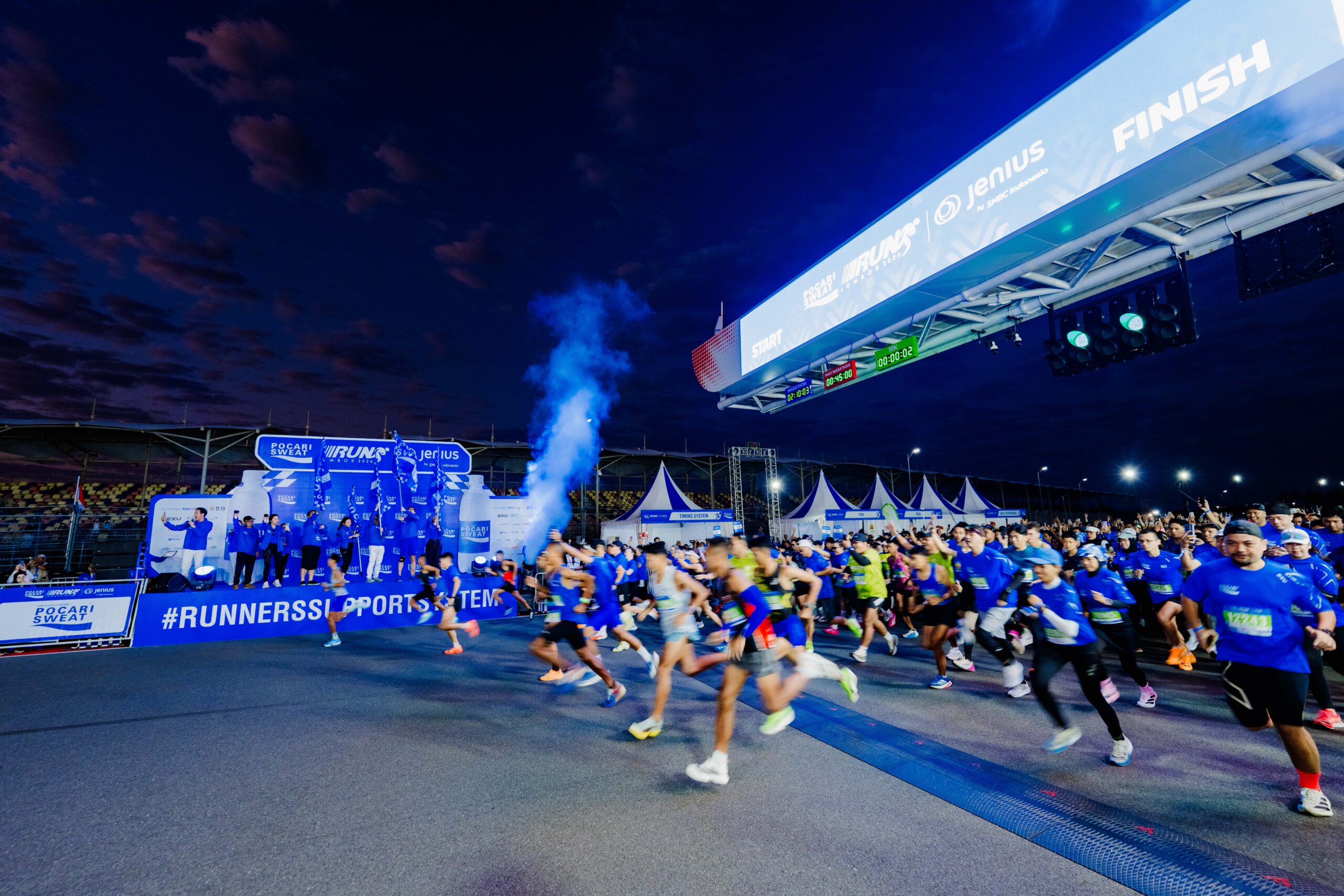 POCARI SWEAT Run Lombok 2026 Pecah Rekor, Ribuan Pelari Serbu Mandalika