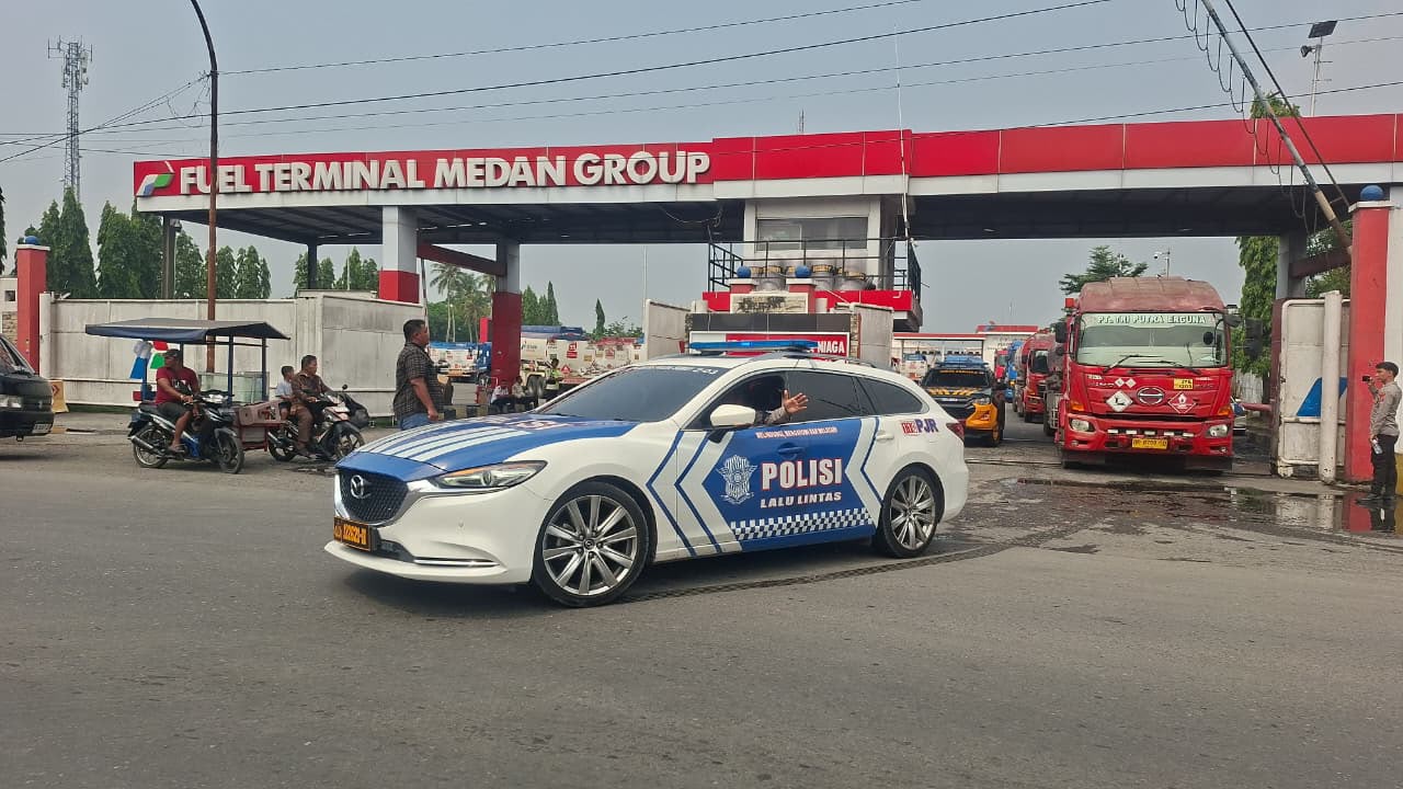 Polda Sumut Kawal Distribusi BBM, Pasokan Medan Kembali Normal