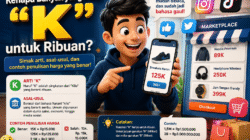Viral! Harga Ditulis Pakai Huruf K, Apa Artinya Ini Penjelasannya