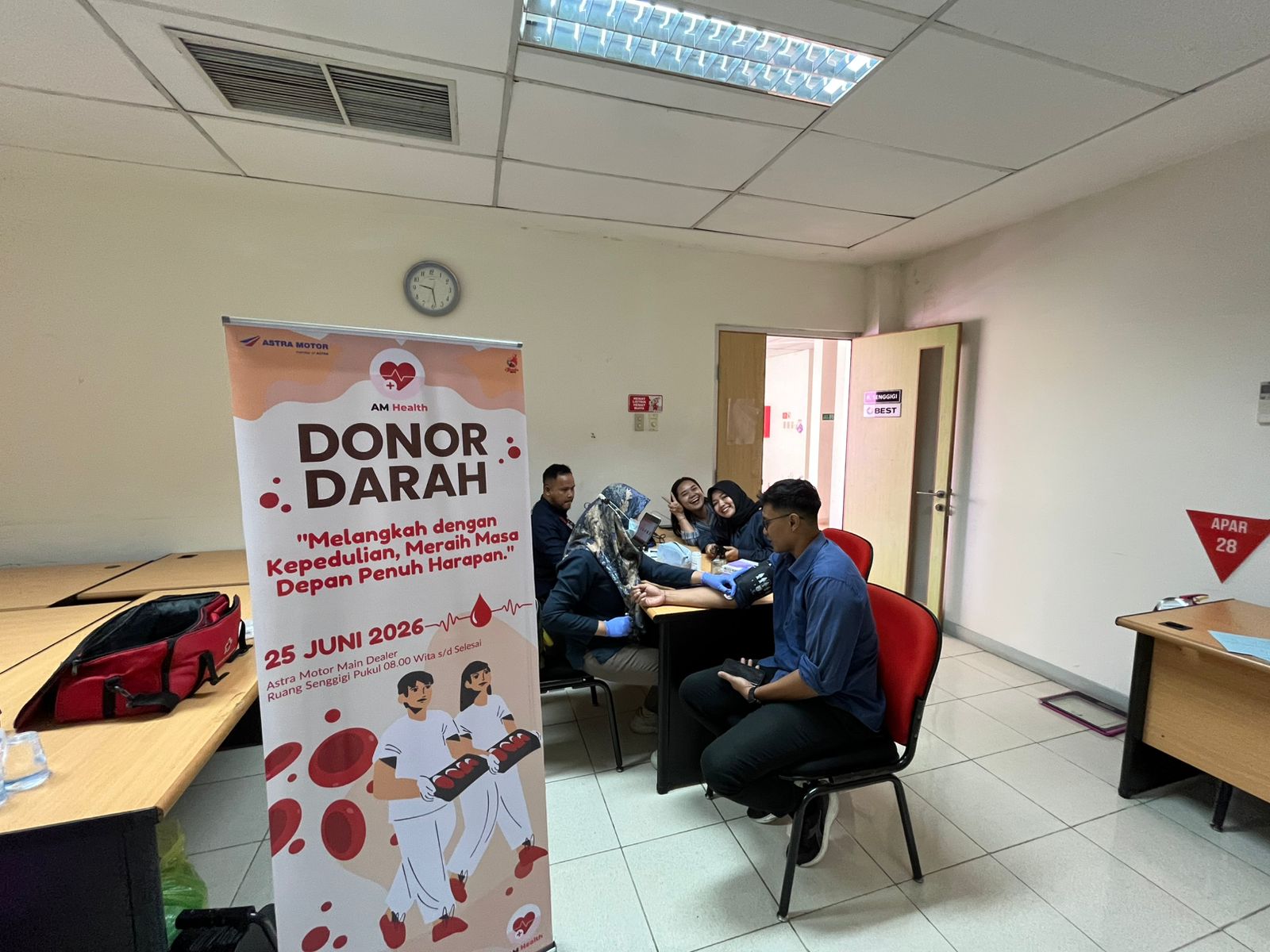 Astra Motor NTB Gelar Aksi Donor Darah, Wujud Kepedulian Melalui Pilar CSR AM Health
