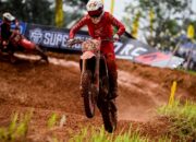 Raih Podium Perdana, Valrossi dan CRF250R Melesat di Kejurnas Motocross Bekasi