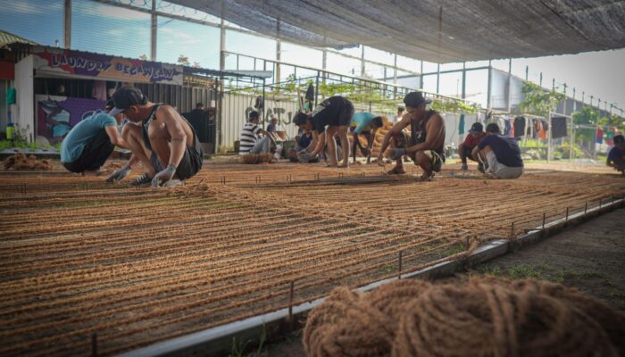 Lapas Lombok Barat Produksi Coco Net, Warga Binaan Dibekali Keterampilan Bernilai Ekonomi