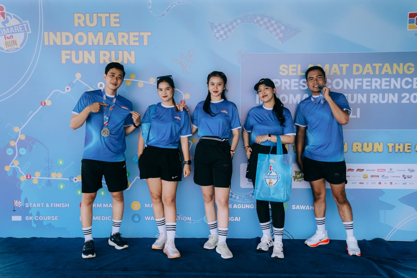 Indomaret Fun Run 2026 Hadir di Bali, Rute 5K Tawarkan Panorama Sawah hingga Pantai