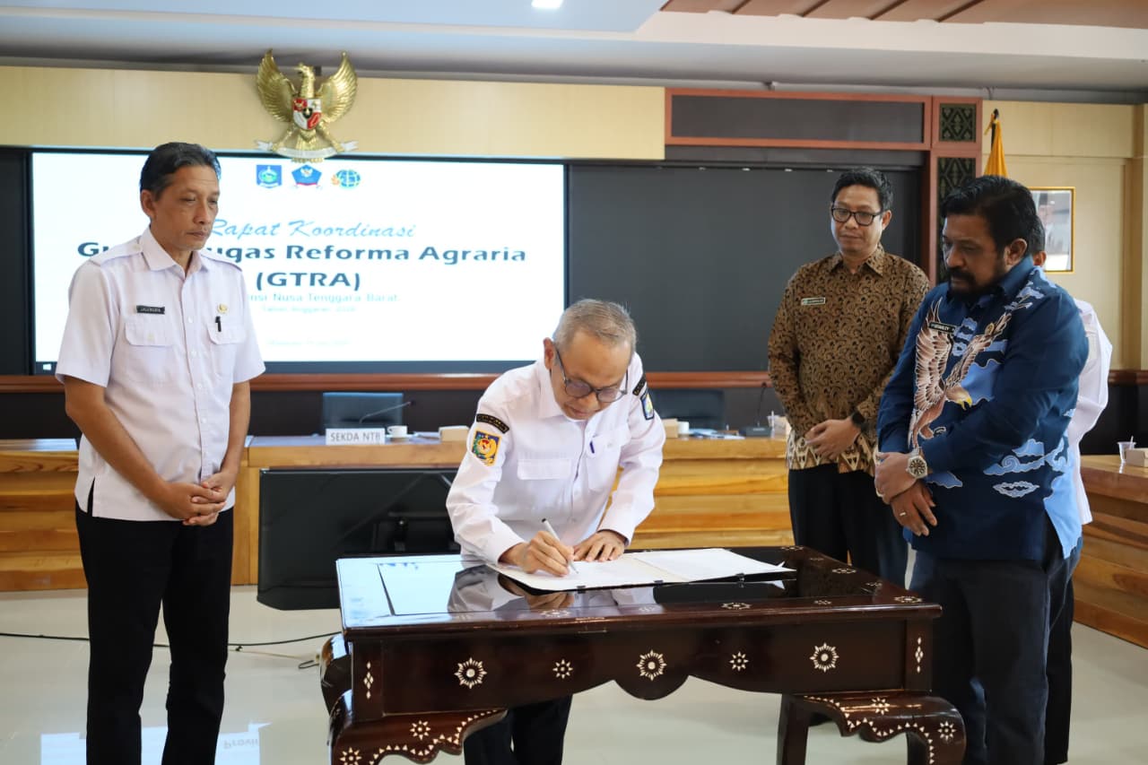 Sekda NTB: Reforma Agraria Bukan Sekadar Bagi Sertifikat Tanah