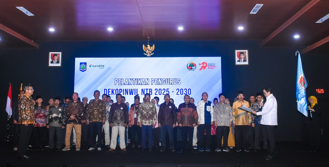 Dekopinwil NTB Resmi Dilantik, Gubernur Iqbal: Jangan Buang Waktu