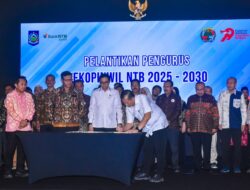 Dekopinwil NTB Resmi Dilantik, Fokus Bangun Tata Kelola dan Rebranding Koperasi