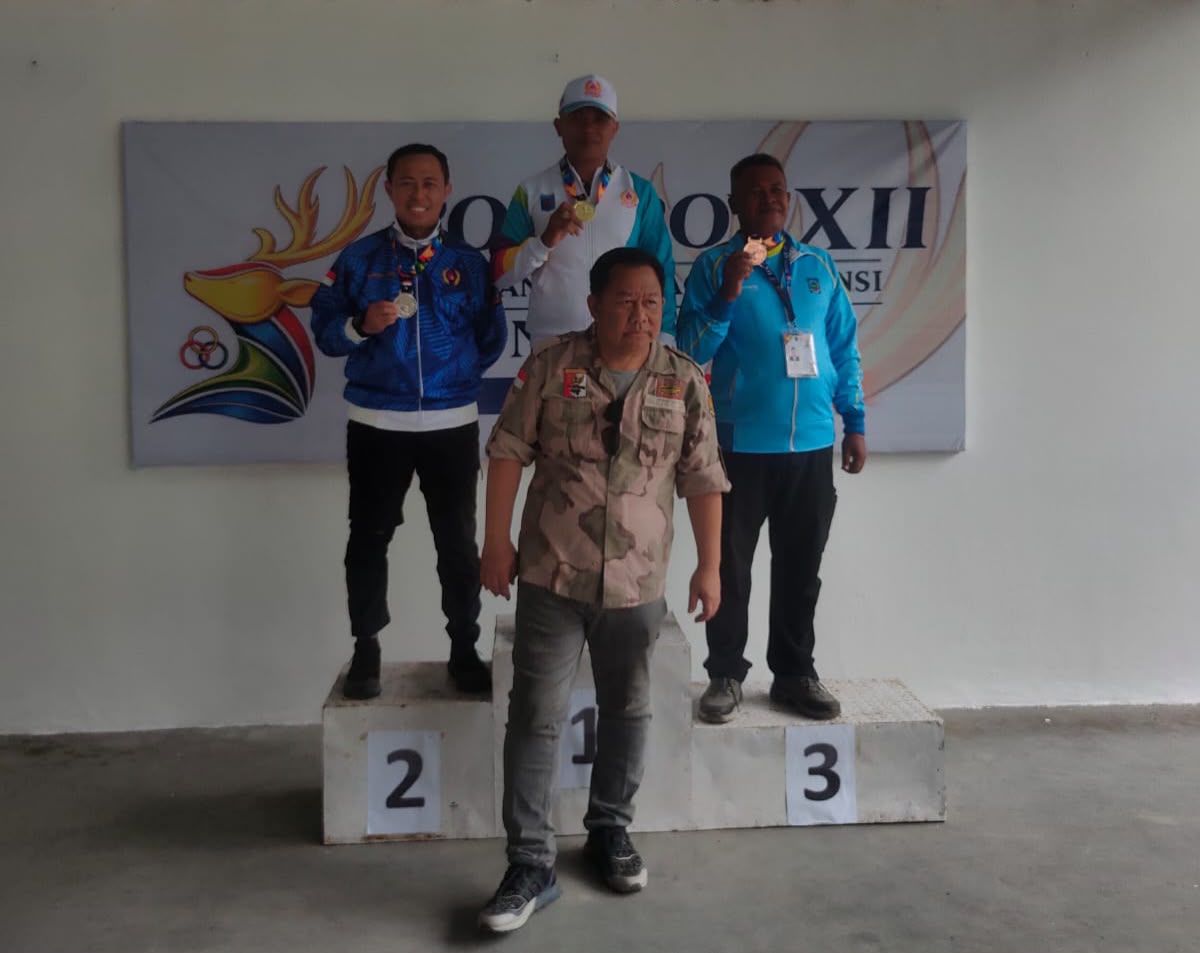 Dua Polisi Mataram Borong Medali Menembak di Porprov NTB 2026