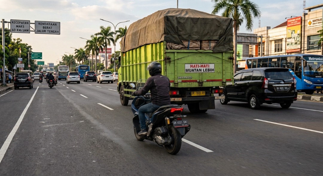 Jangan Selalu Berada di Tengah Lajur, Posisi Berkendara yang Tepat Dapat Mengurangi Risiko Kecelakaan