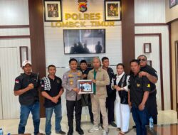 Ungkap 3 Kg Sabu, Kapolres Lotim Terima Penghargaan dari Keris Sasak
