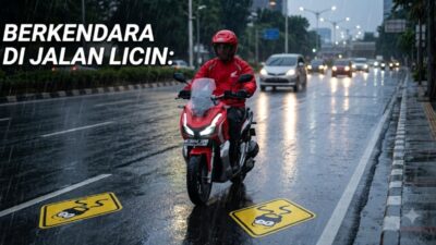 Jangan Berkendara Hanya Mengikuti Lampu Kendaraan di Depan, Tetap Fokus Membaca Kondisi Jalan