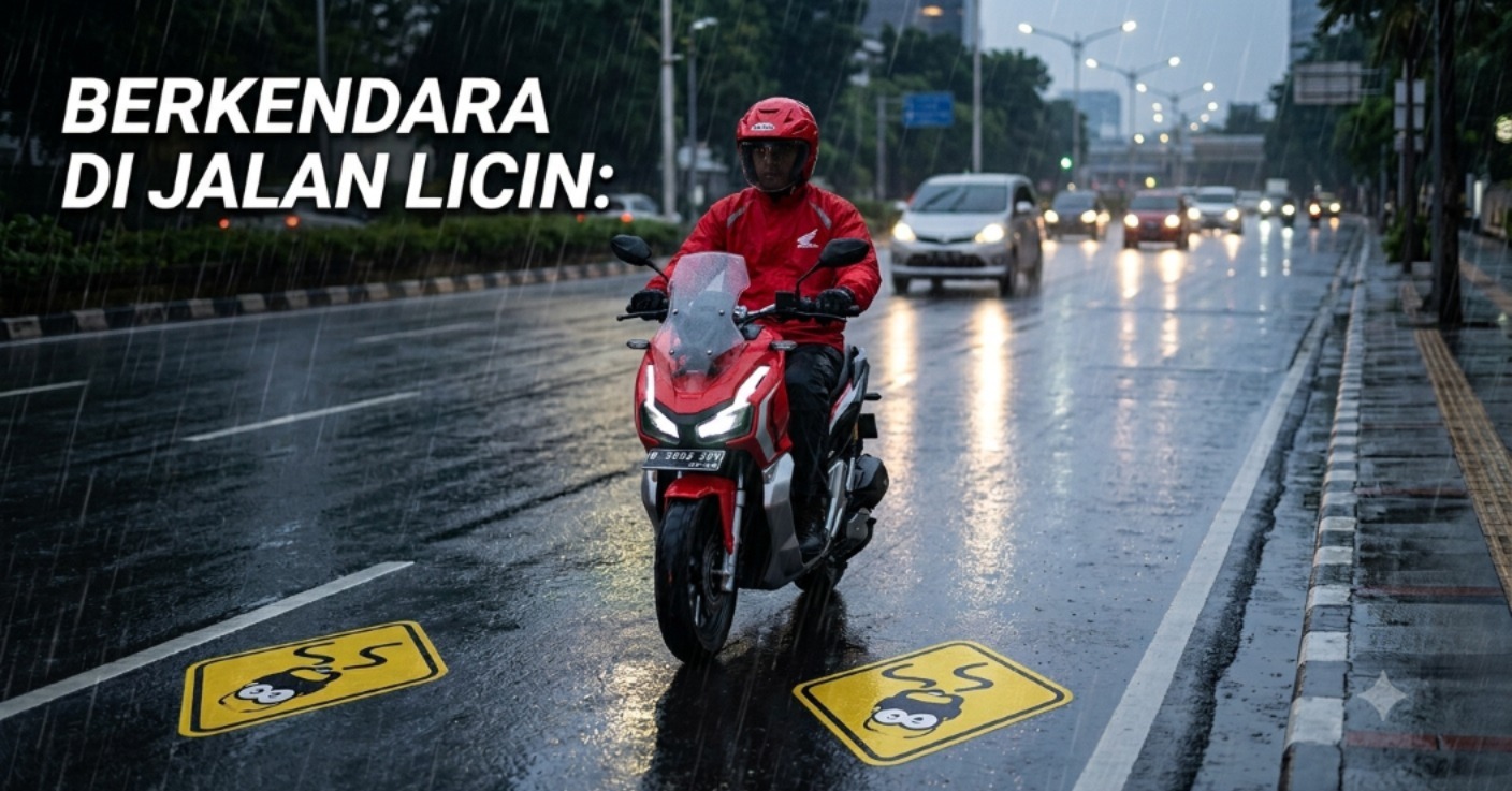 Jangan Berkendara Hanya Mengikuti Lampu Kendaraan di Depan, Tetap Fokus Membaca Kondisi Jalan